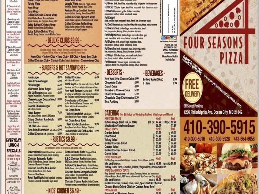 Four Seasons Pizza OC Four Seasons Pizza OC